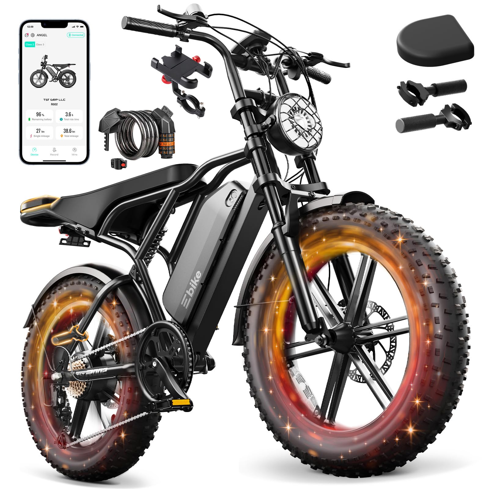 48V 1500W Rear Hub Motor With Battery - LIMITE Lityum Bataryalı 48V 750W/1500W Arka
