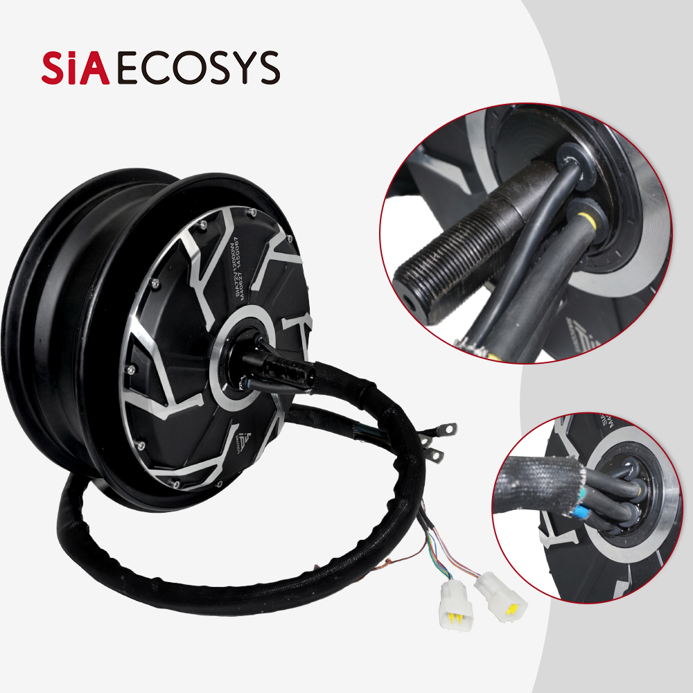 QSMOTOR 12 İnç 12000W 72V 150K - 12000W Electric Motorcycle Hub Motor incelemesi ve fiyatı