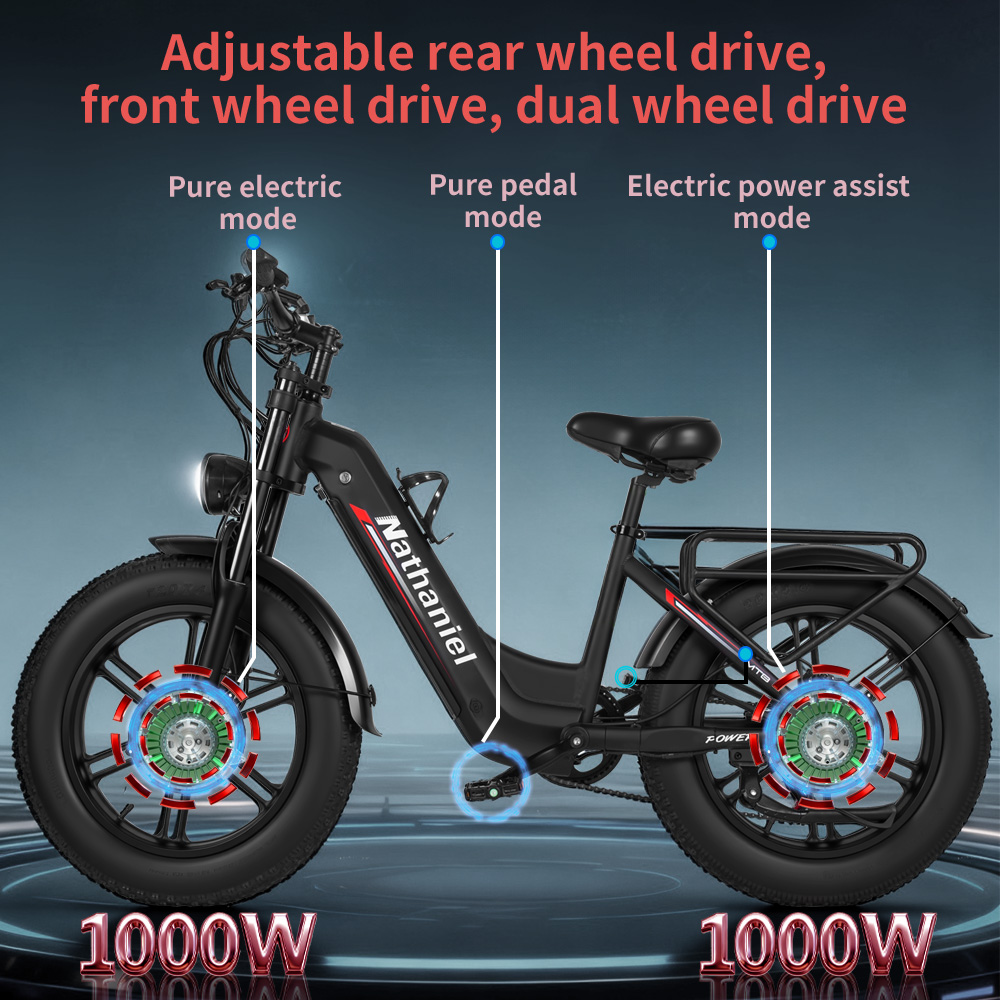 Yetişkin Elektrikli Bisikleti  - Dual Motor Ebike Kit 2000W incelemesi ve fiyatı